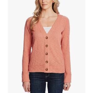 NwT Vince Camuto Long Sleeve Chunky Button Up Cardigan Size Large Cottage Boho